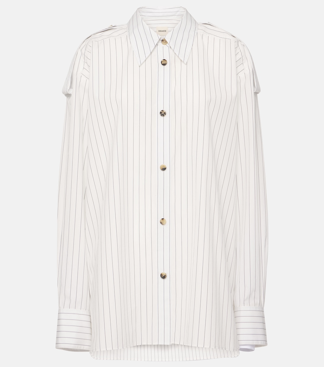 Tamal pinstriped oversized cotton shirt | Khaite