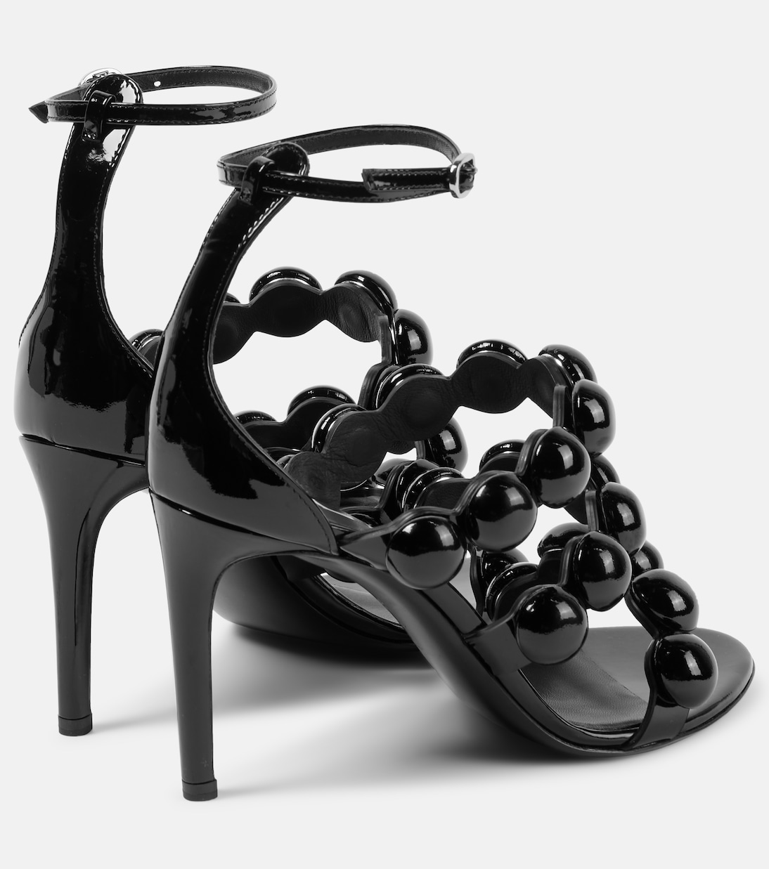 Sandales La Bombe 90 en cuir verni | Alaïa