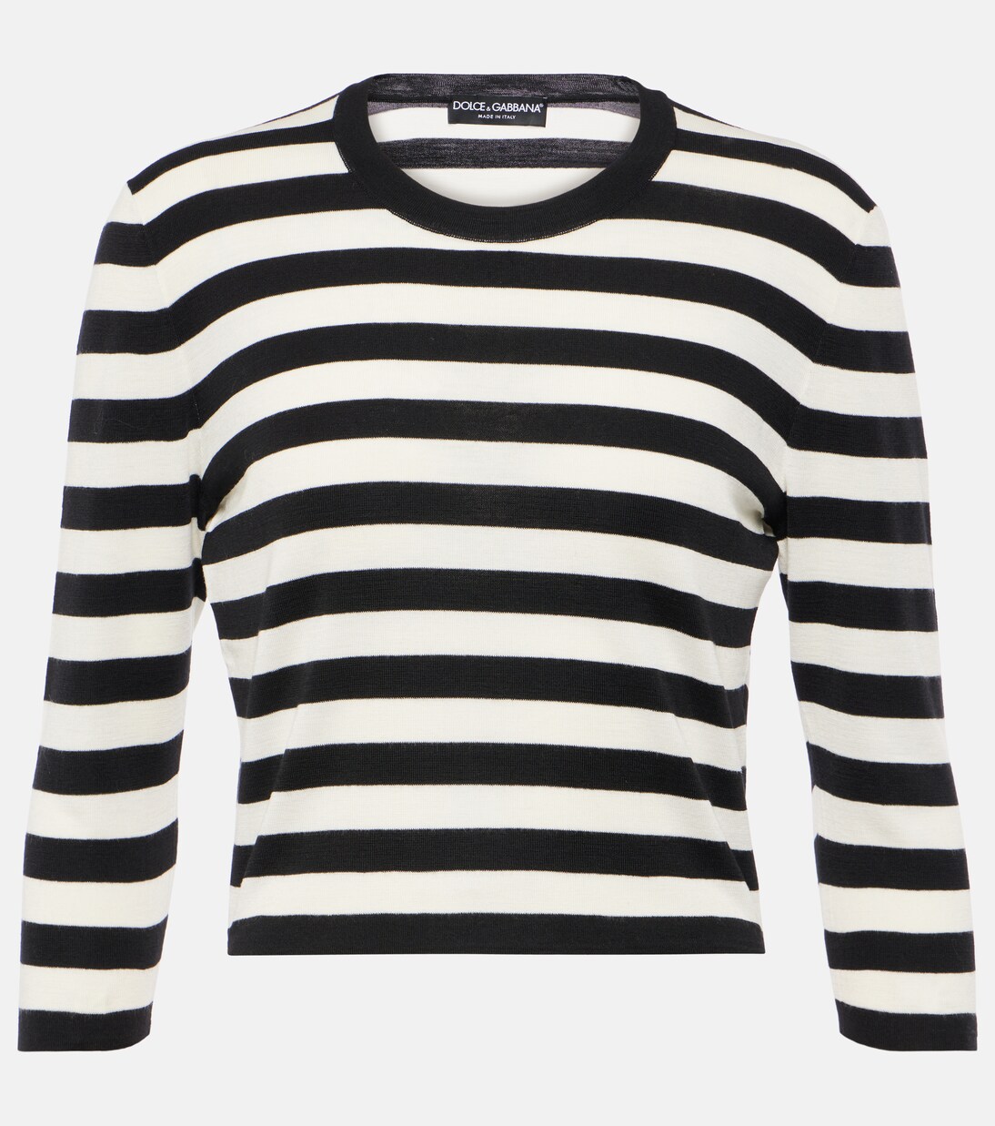 Pullover in lana vergine a righe | Dolce&Gabbana