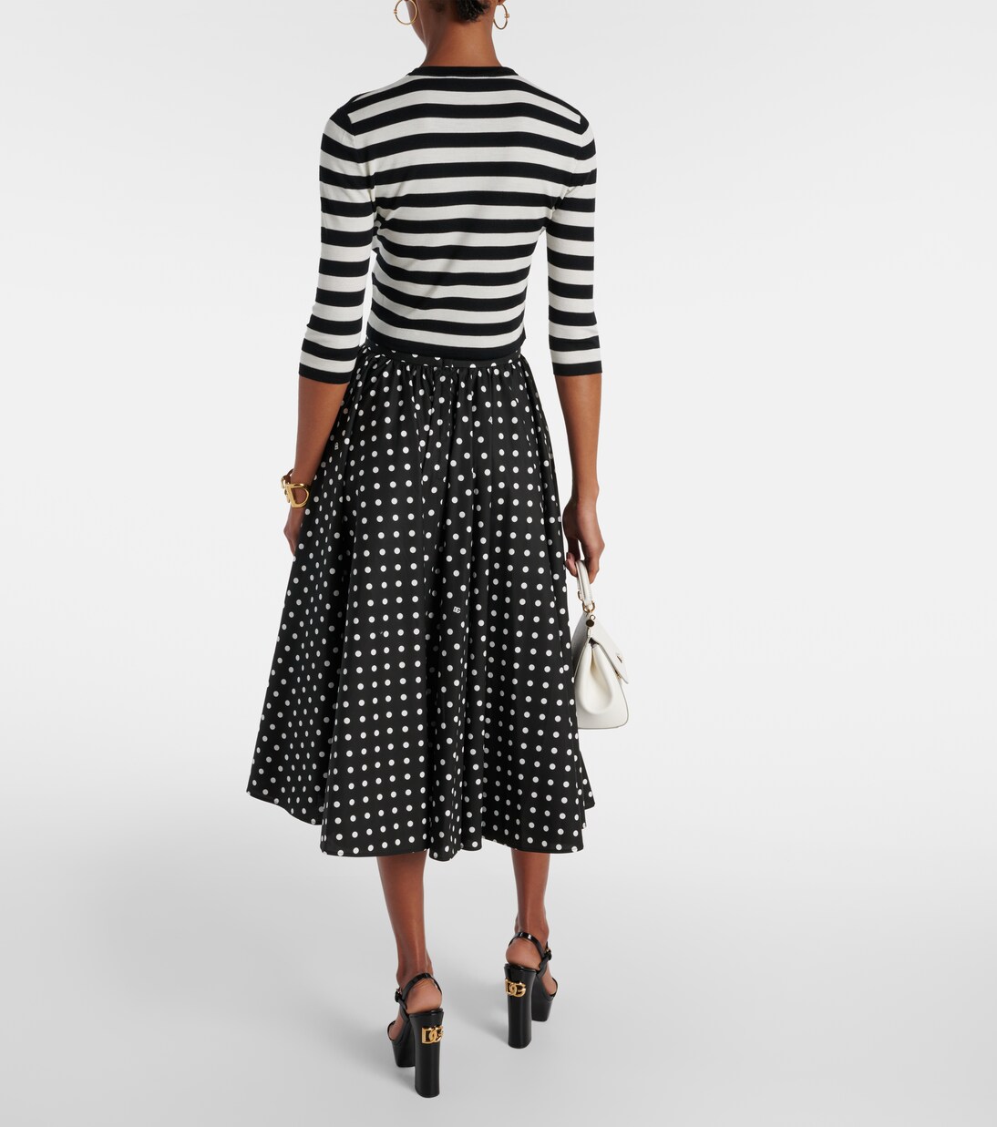 Pullover in lana vergine a righe | Dolce&Gabbana