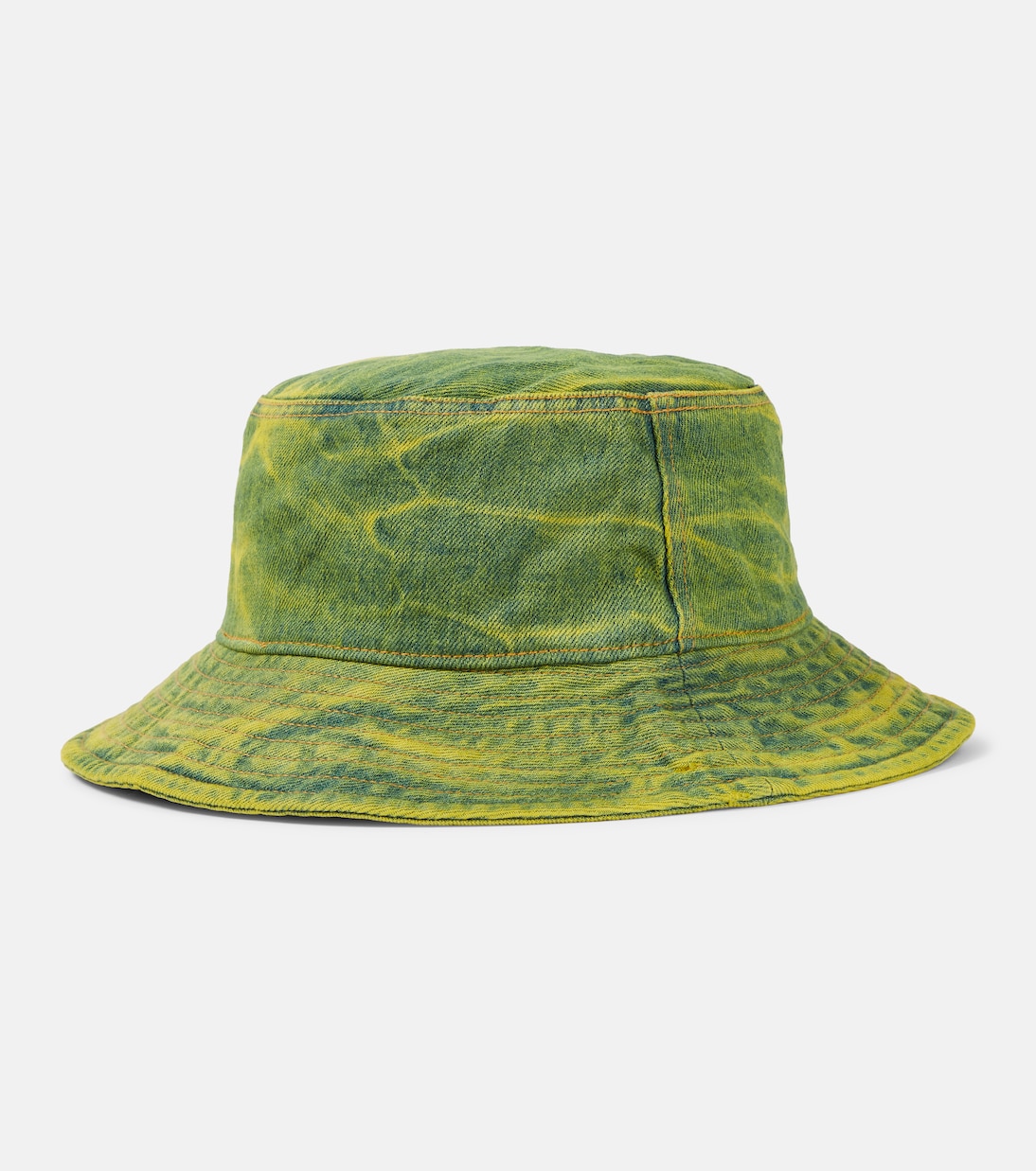 Sombrero de pescador de denim con logo | Acne Studios