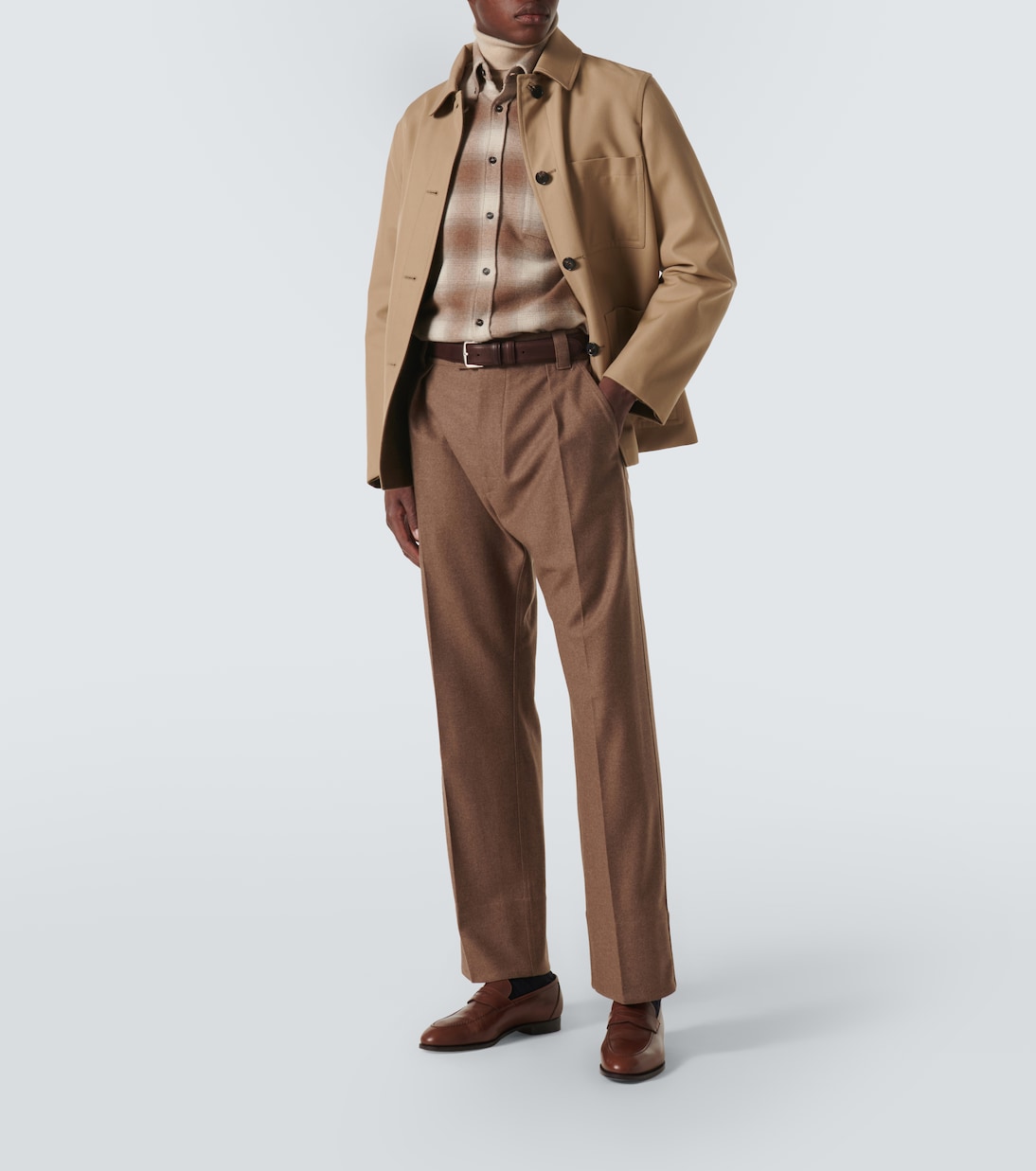 Mocassins Sergio en cuir | Loro Piana