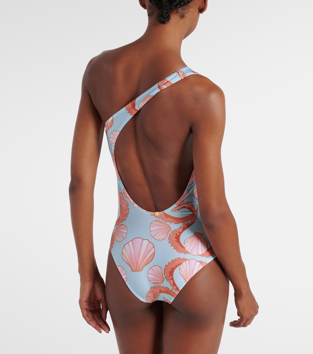 Costume intero monospalla Seashell | Adriana Degreas
