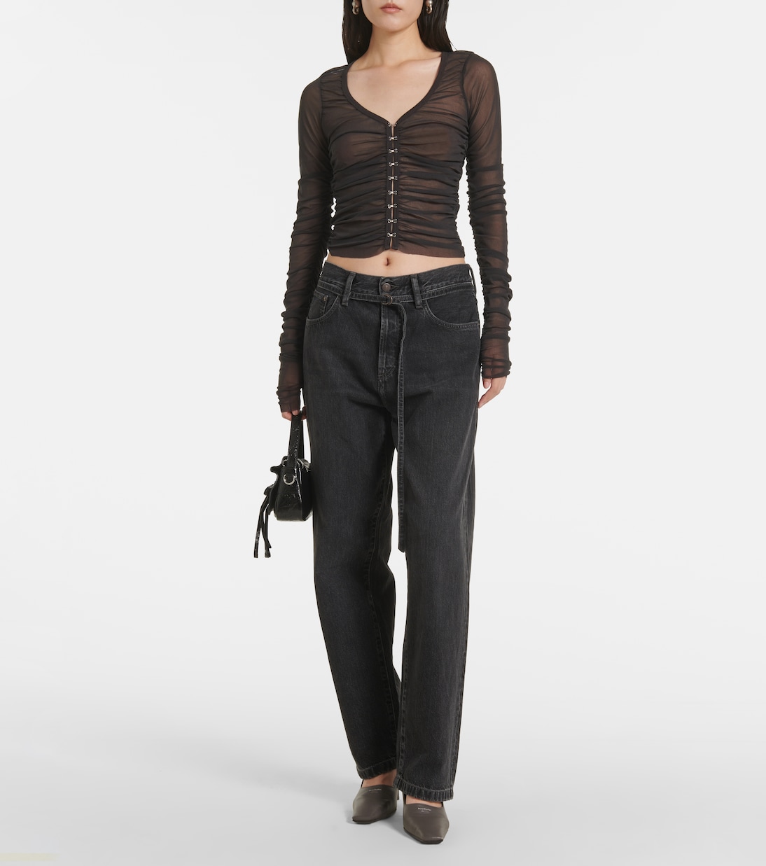 Bluse aus Mesh | Acne Studios
