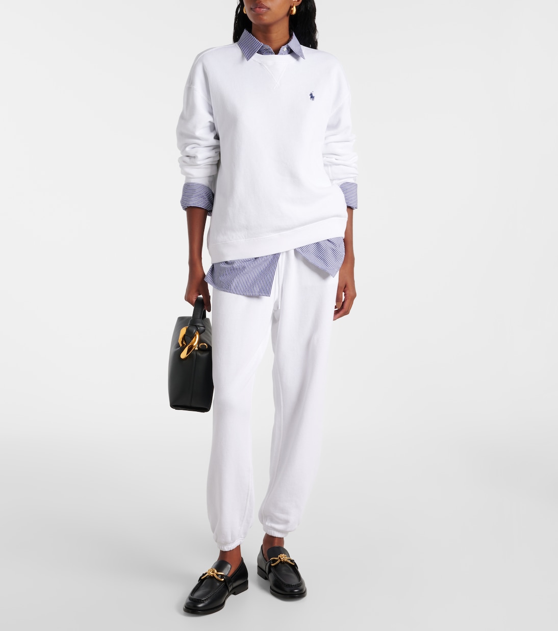 Logo cotton fleece sweatshirt | Polo Ralph Lauren