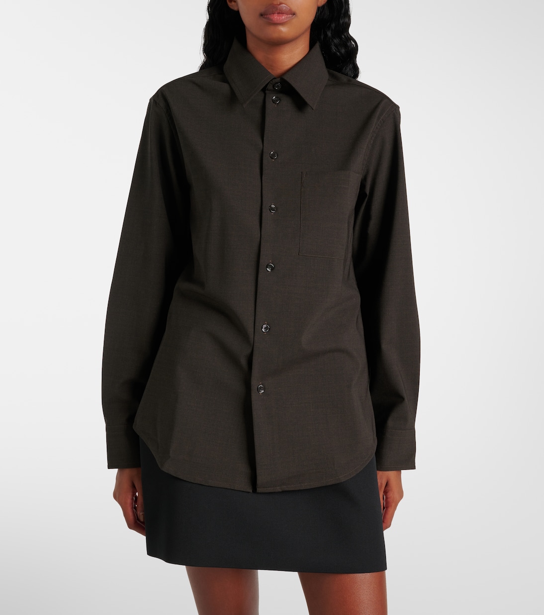 Camisa de mezcla de lana | Burberry