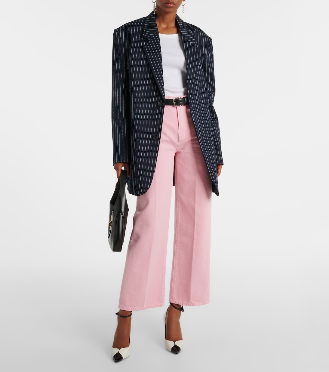 Jeans a gamba larga e vita alta | Frame