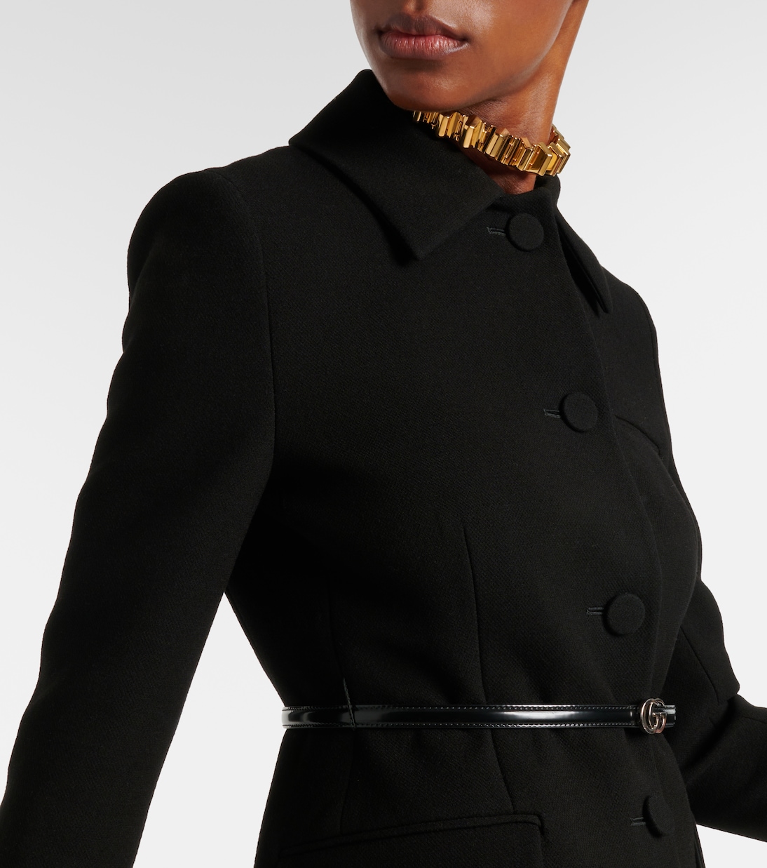 Wool crêpe jacket | Gucci