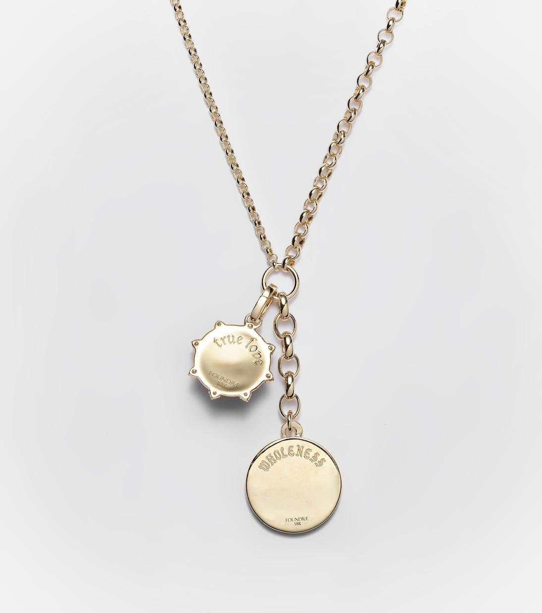 Collier Wholeness & True Love en or 18 ct et diamants | FoundRae