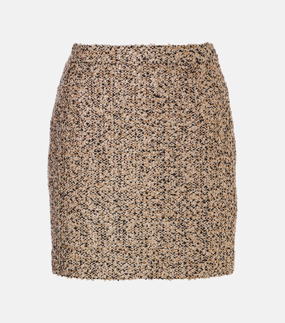 Minifalda de tweed lamé | Alessandra Rich
