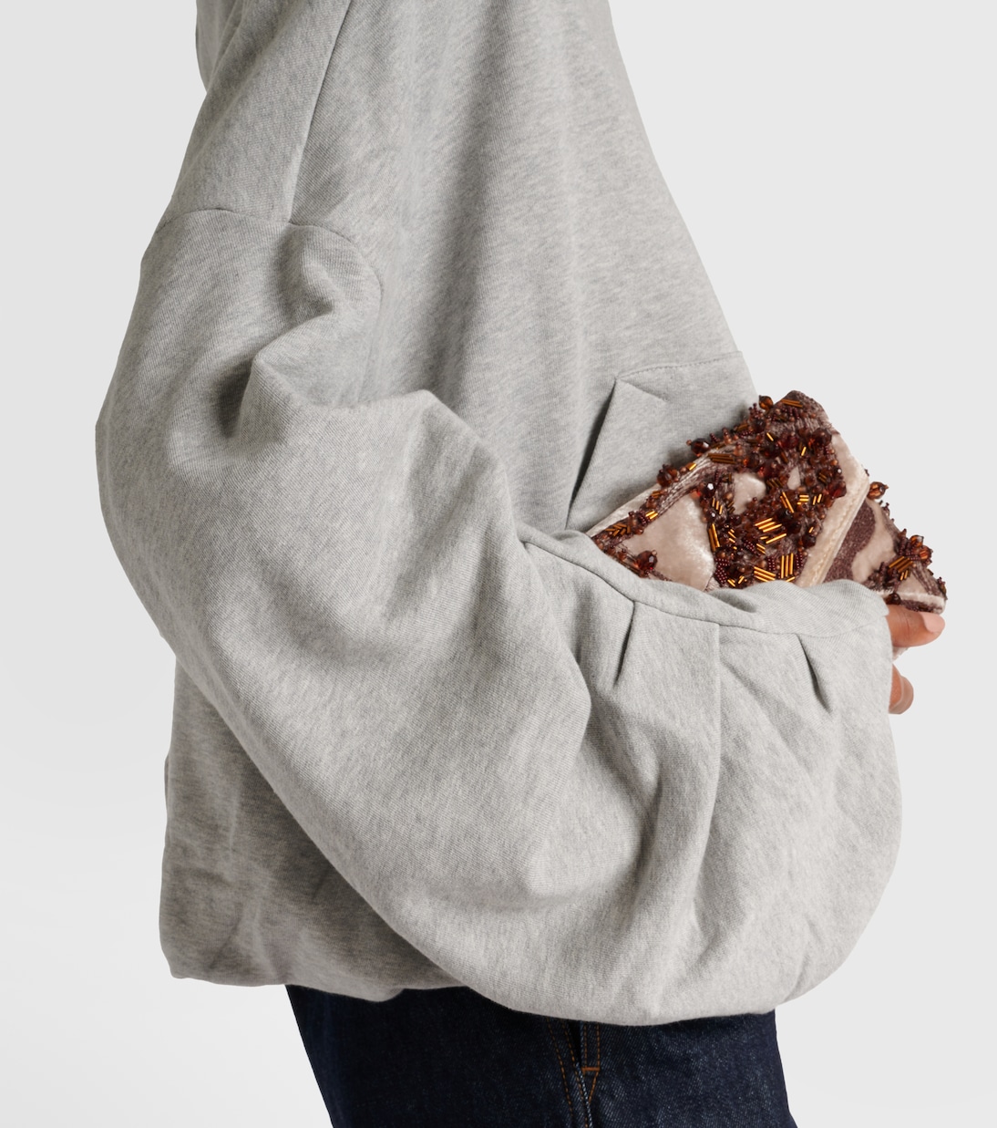 Oversize-Hoodie aus Baumwoll-Jersey | Dries Van Noten