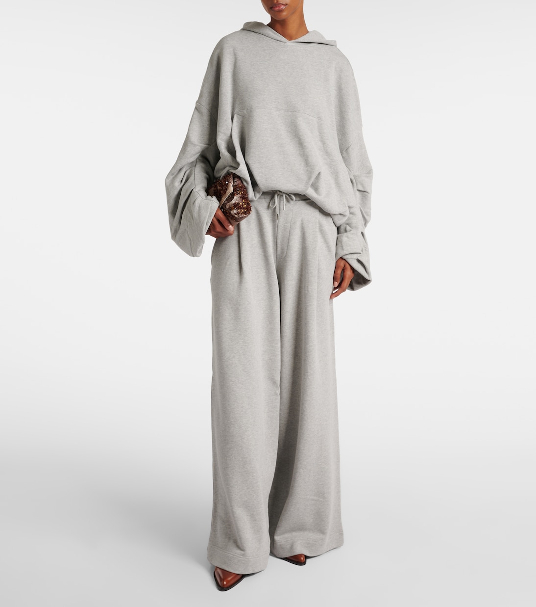 Oversize-Hoodie aus Baumwoll-Jersey | Dries Van Noten