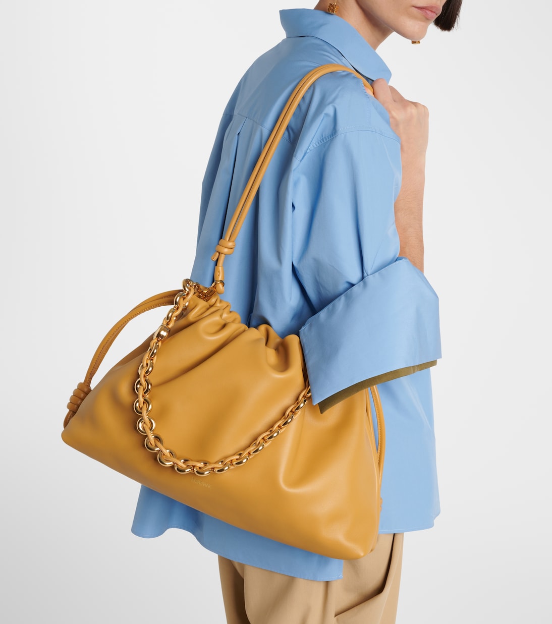 Clutch Flamenco Large in pelle | Loewe