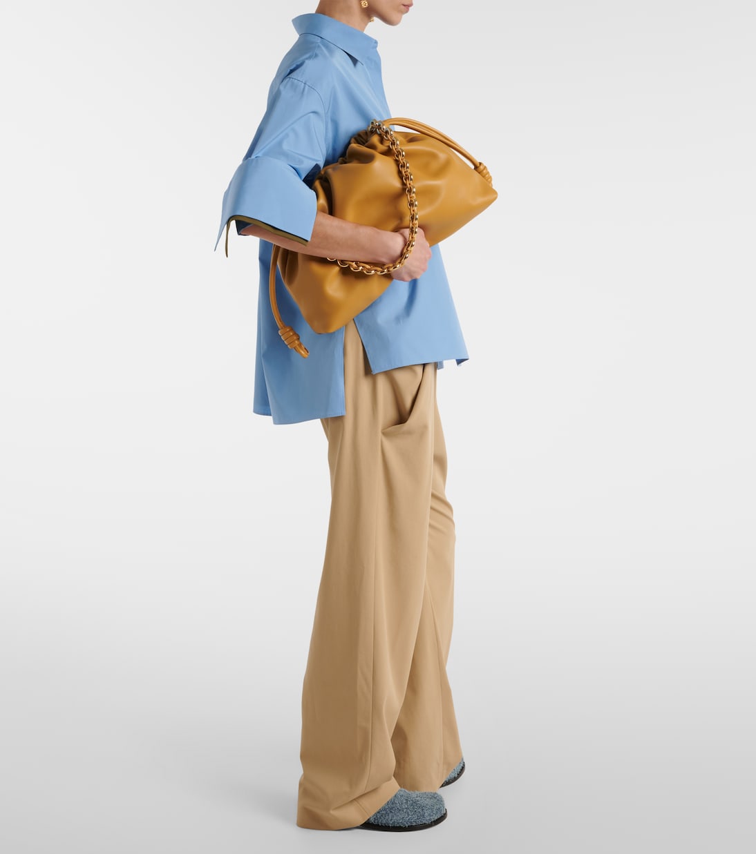 Clutch Flamenco Large in pelle | Loewe