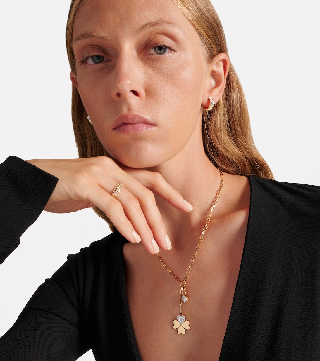 Collana FOUNDRAE Amore Eterno in oro 18kt con diamanti, gioiello unico per giovani stili