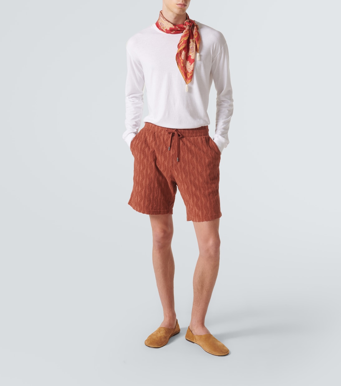 Shorts Augusto in spugna di cotone | Frescobol Carioca