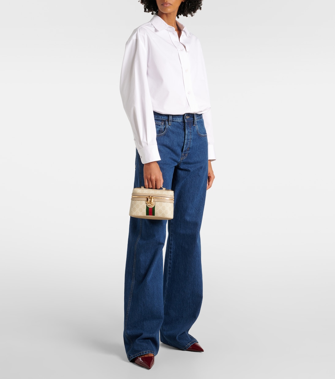 Schultertasche Ophidia Mini mit Leder | Gucci