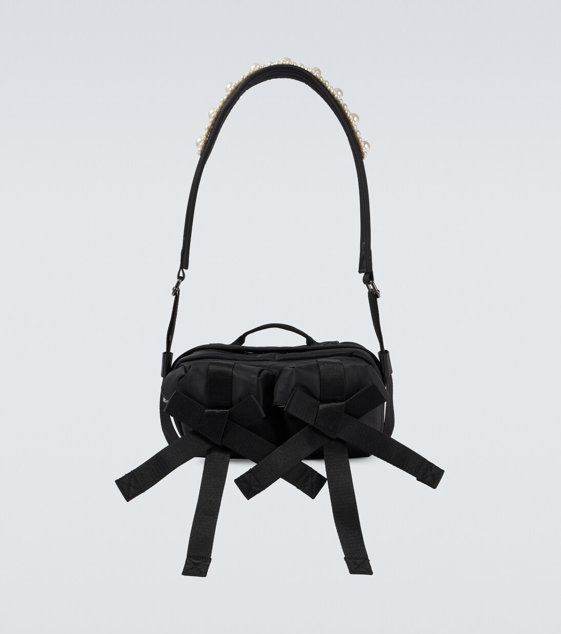 Faux pearl-embellished crossbody bag | Simone Rocha