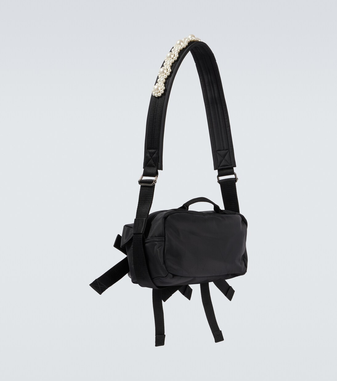 Faux pearl-embellished crossbody bag | Simone Rocha