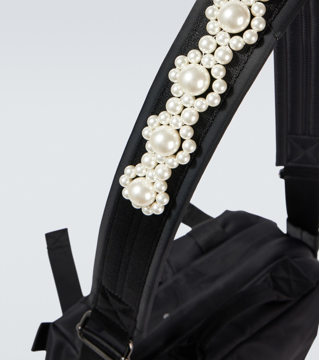 Faux pearl-embellished crossbody bag | Simone Rocha