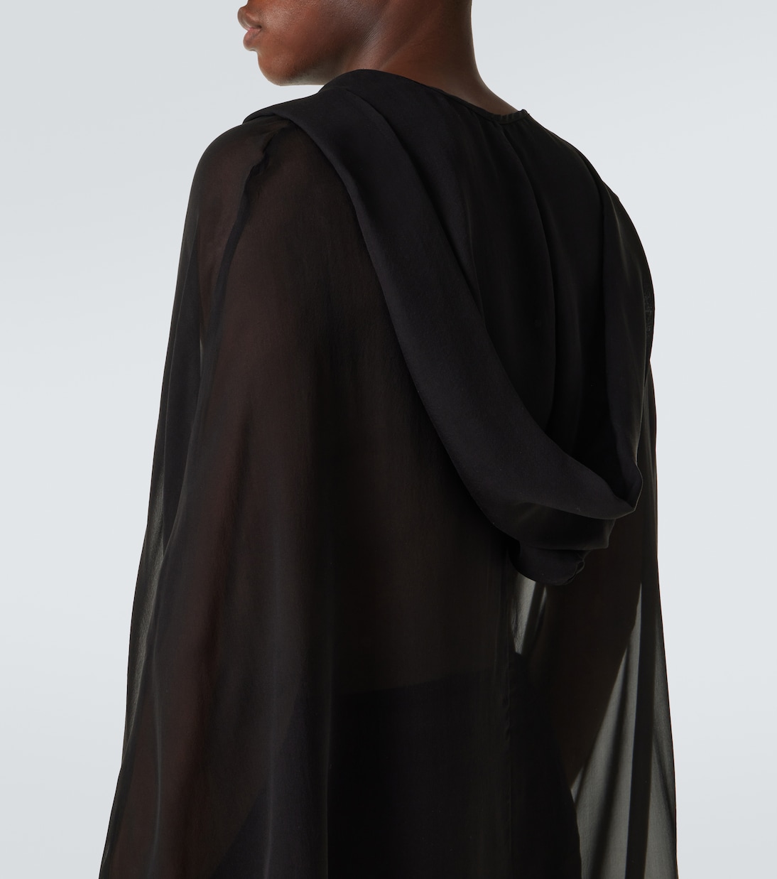 Felpa in seta con cappuccio | Rick Owens