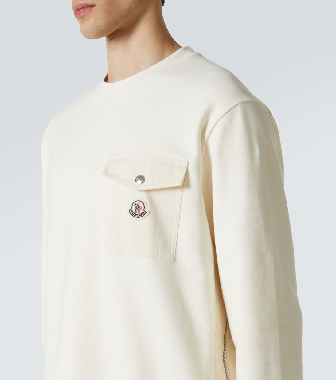 Sudadera en forro polar de algodón | Moncler