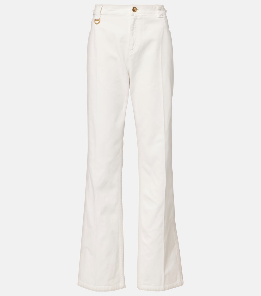 Gerade Hose aus Baumwoll-Canvas | Chloé