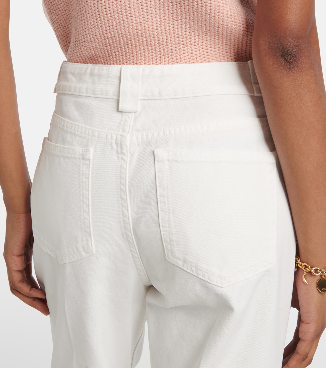 Gerade Hose aus Baumwoll-Canvas | Chloé