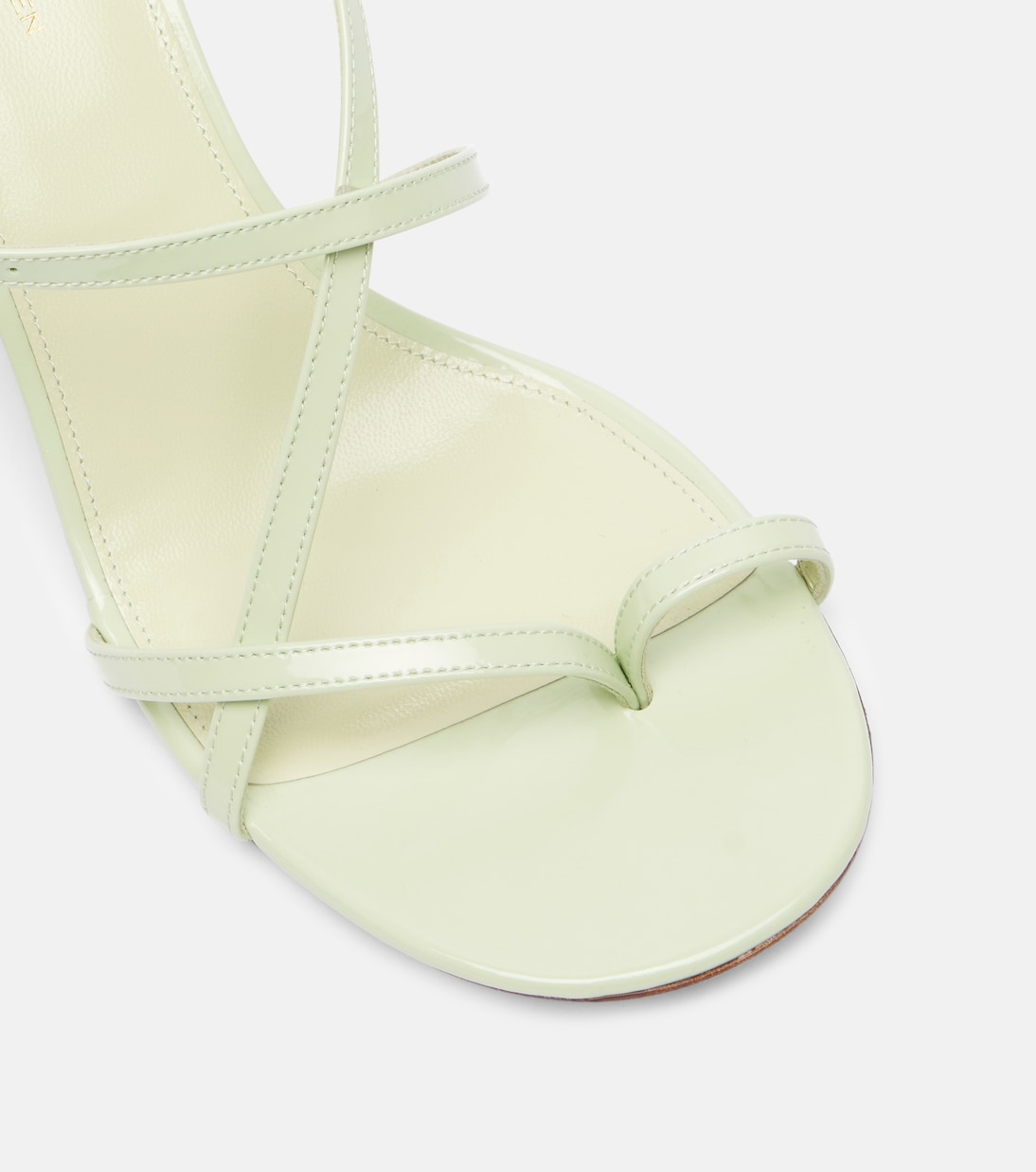 Mules Bulle 105 en cuir verni | Dries Van Noten