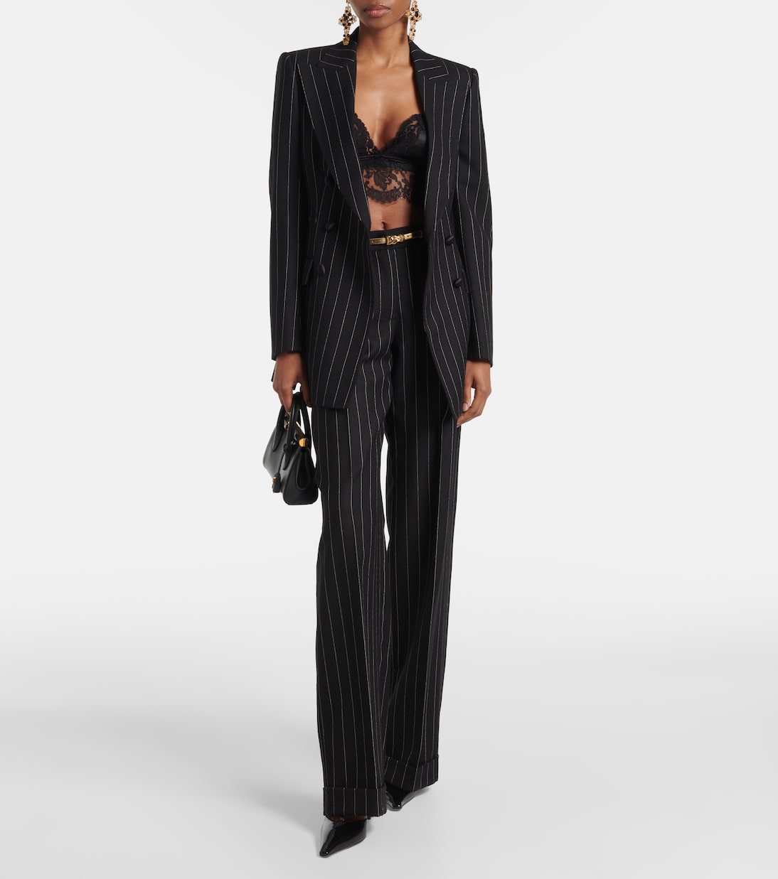 Bralette in raso con pizzo | Dolce&Gabbana