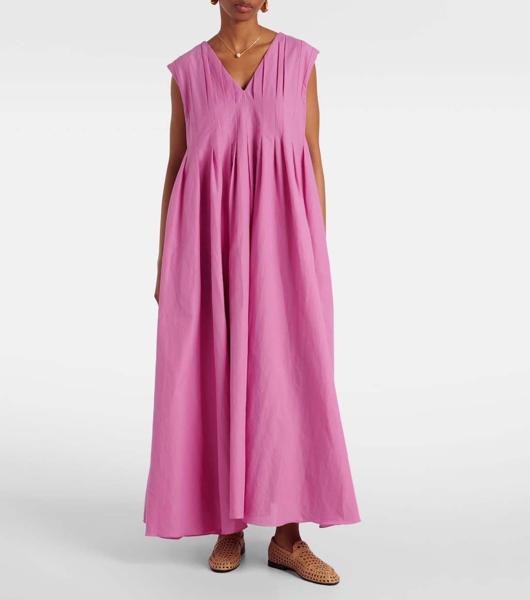 Abito lungo Piega in ramia e cotone | 'S Max Mara