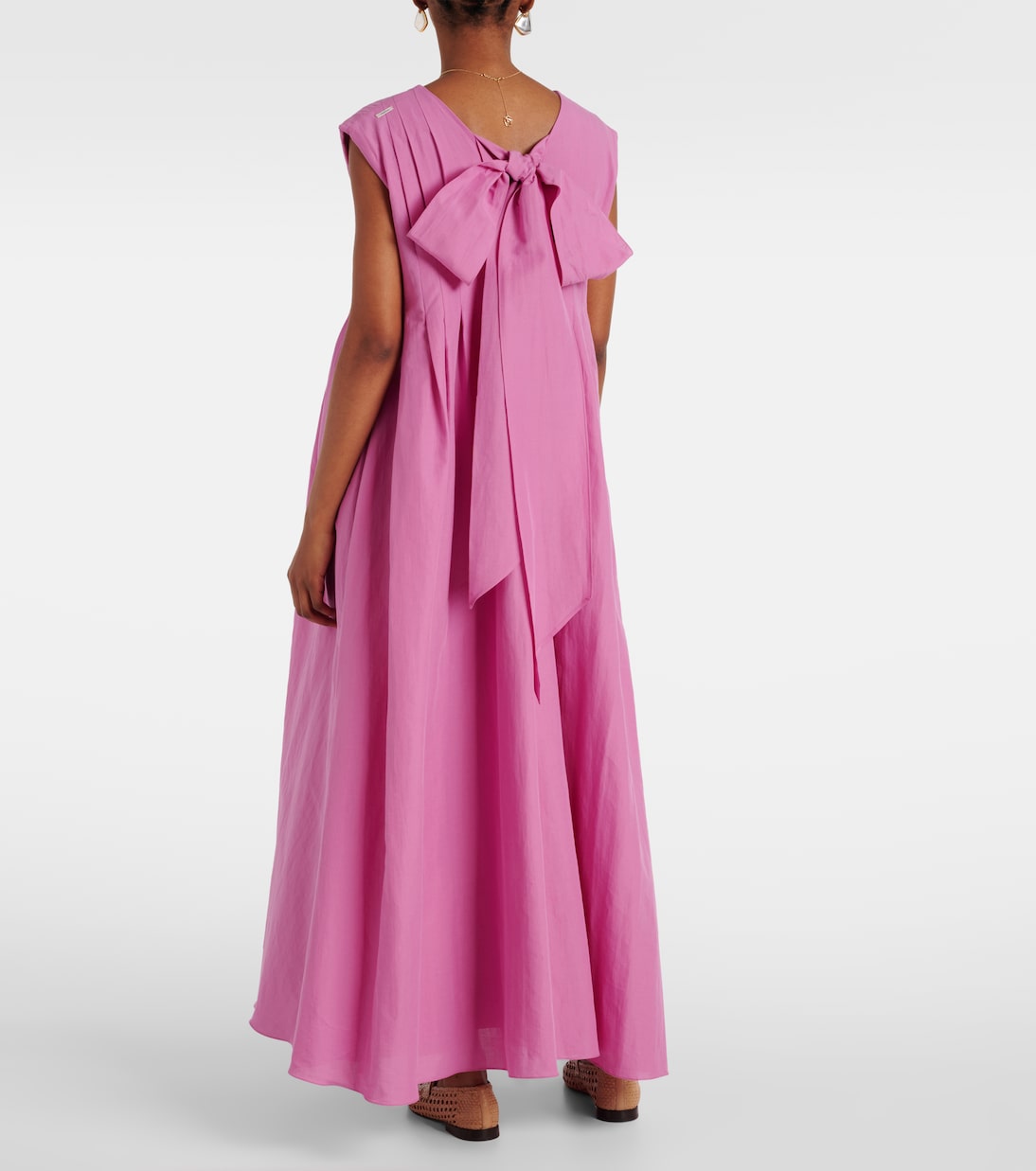 Abito lungo Piega in ramia e cotone | 'S Max Mara
