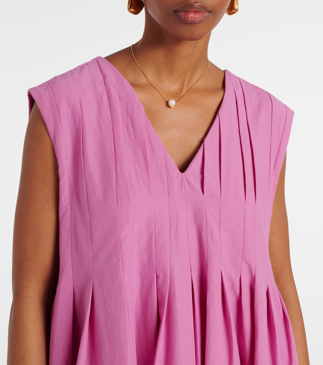 Abito lungo Piega in ramia e cotone | 'S Max Mara
