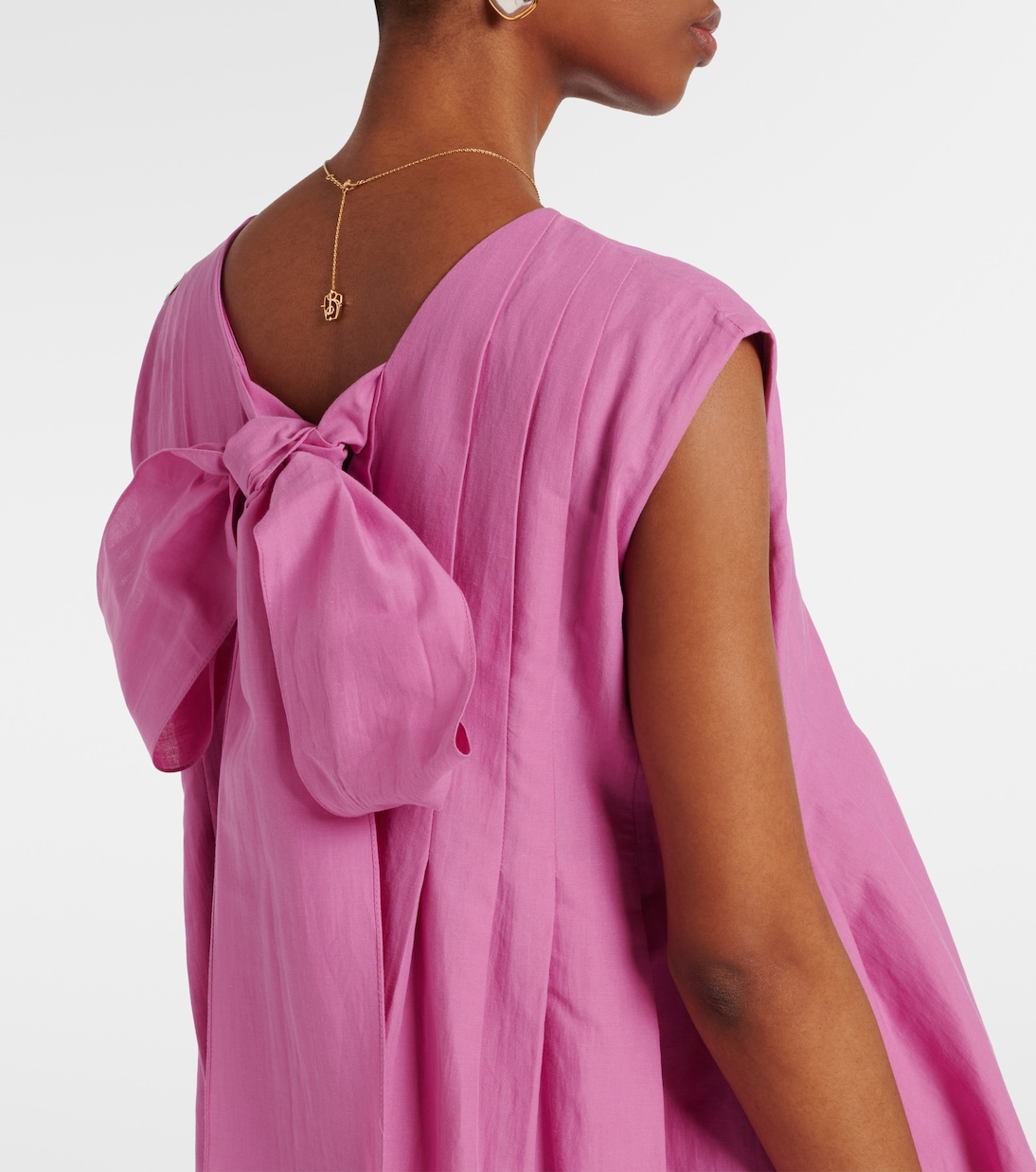 Abito lungo Piega in ramia e cotone | 'S Max Mara