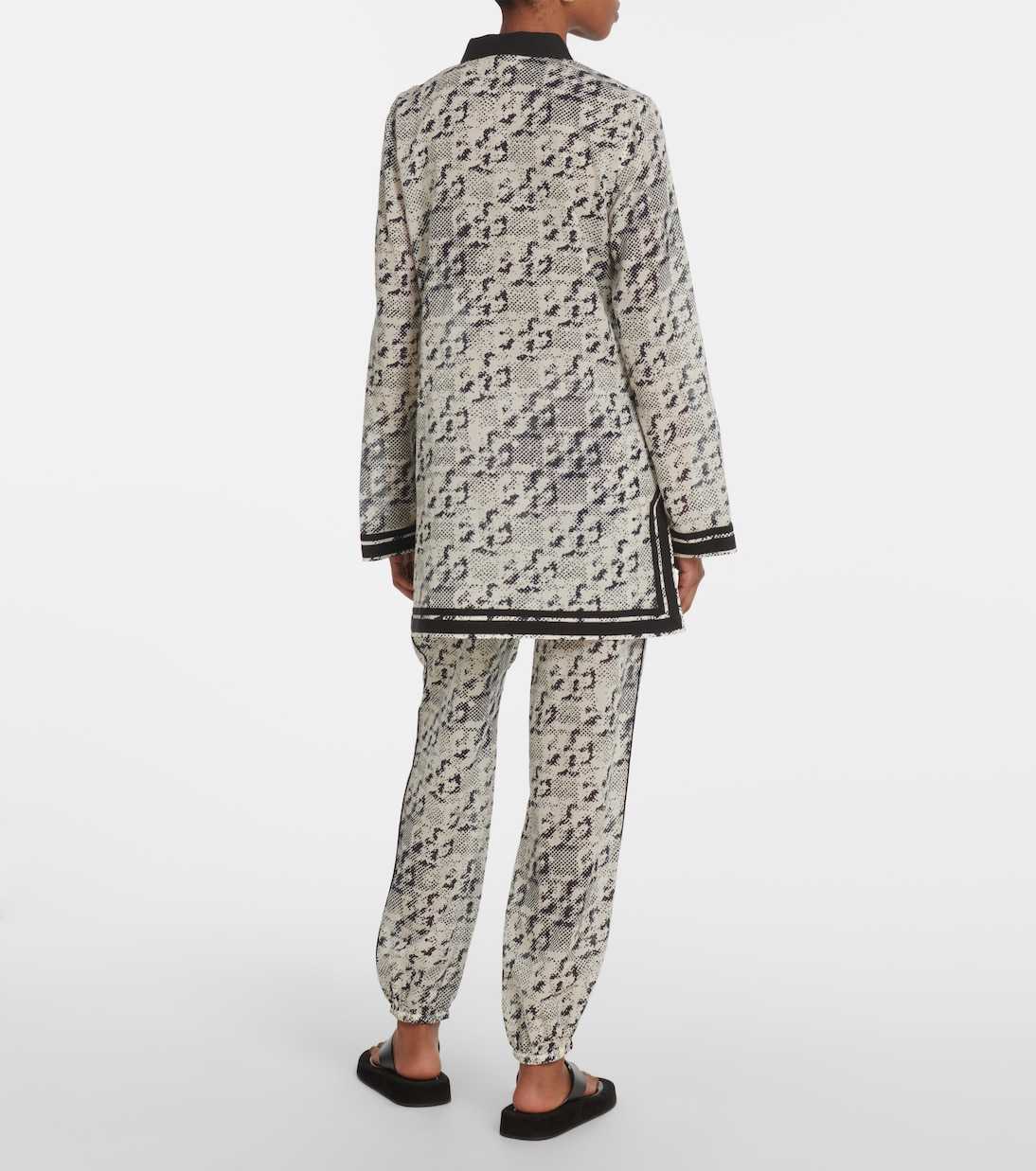 Printed silk and cotton tunic | Tory Burch