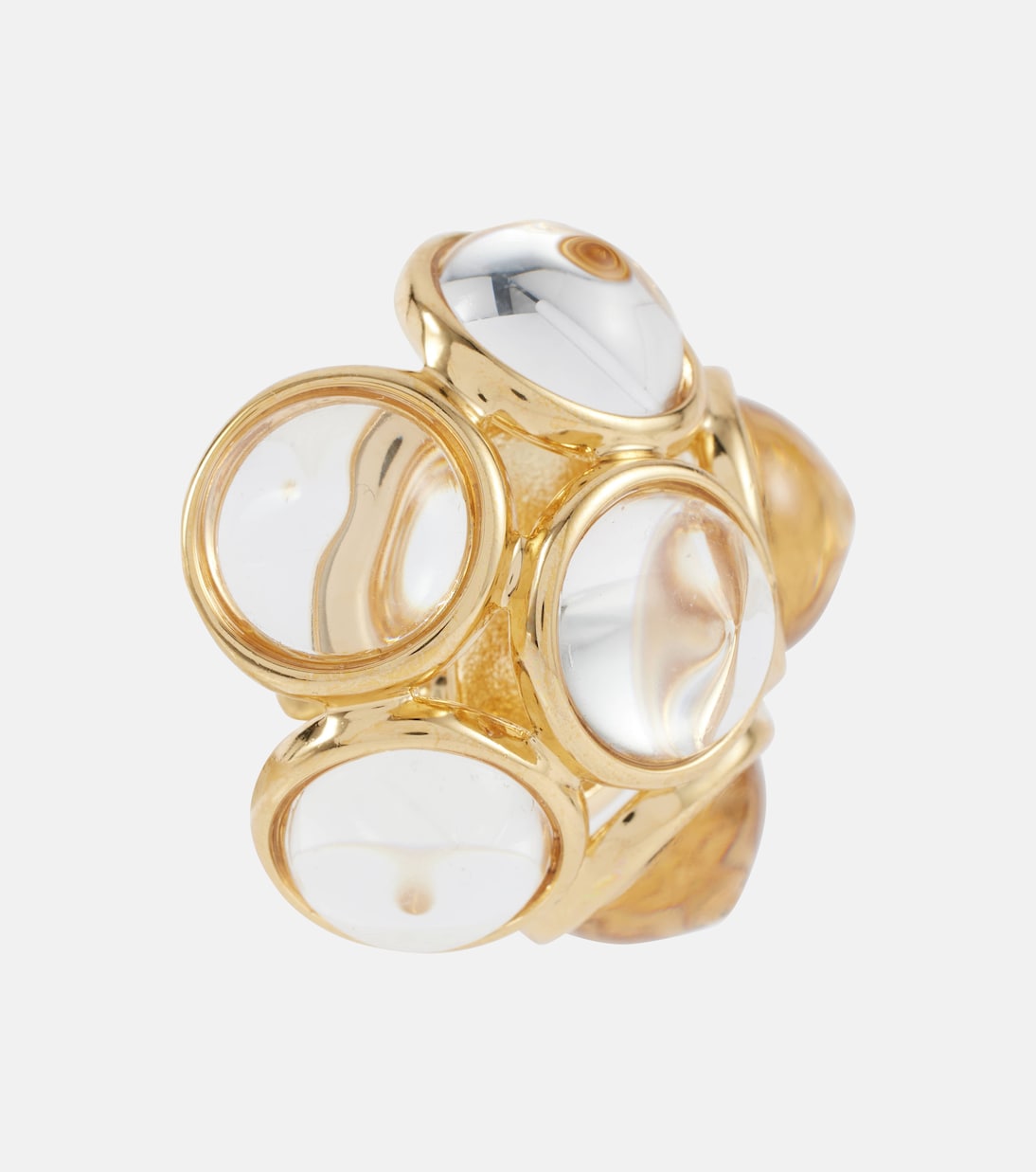 Orecchini clip floreali Saint Laurent per uno stile giovane e trendy