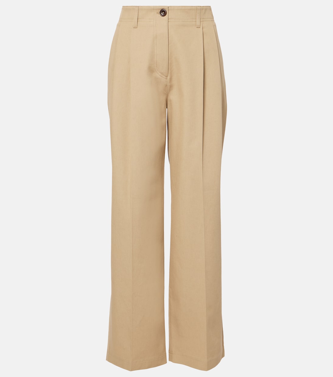 Pantaloni a gamba larga in cotone | Toteme