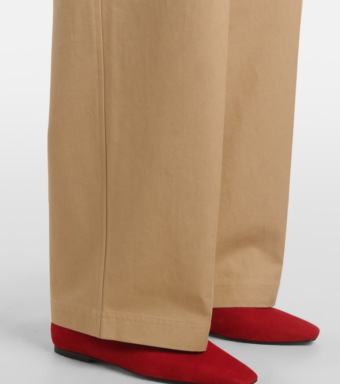 Pantaloni a gamba larga in cotone | Toteme