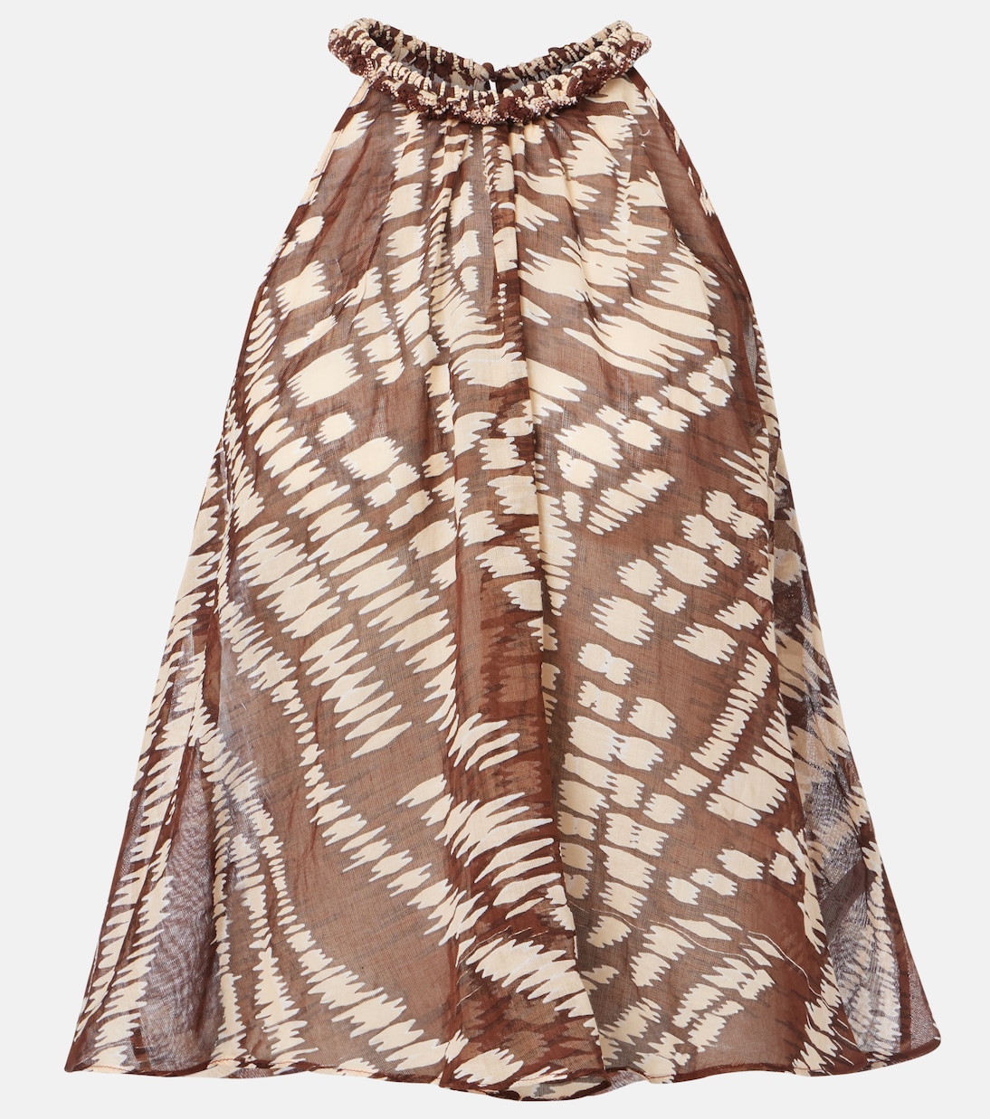 Top Cleo in cotone con stampa  | Poupette St Barth