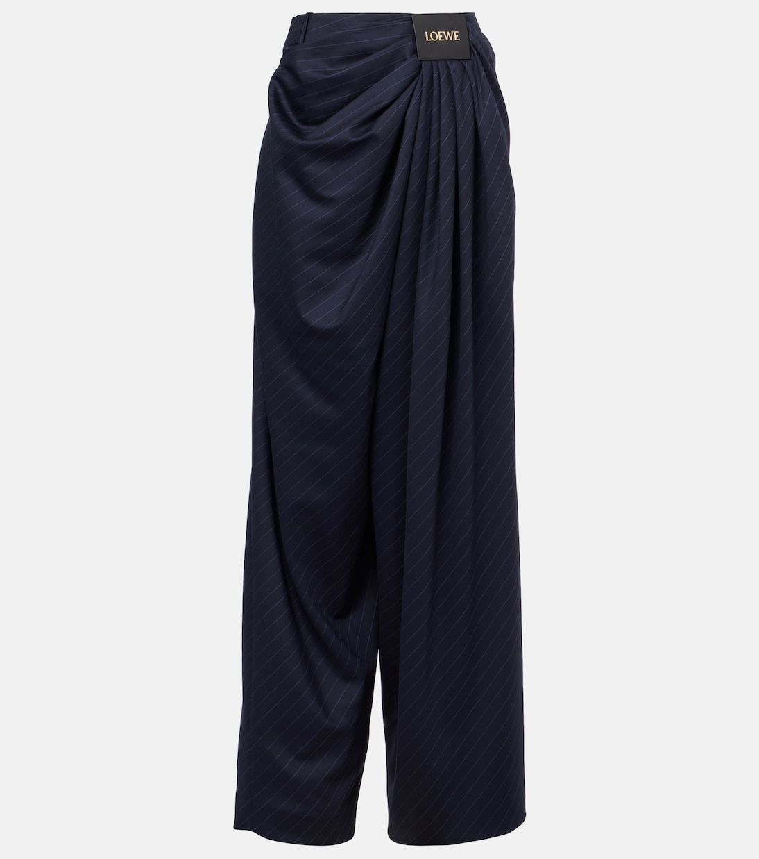 Weite Hose aus Woll-Twill | Loewe