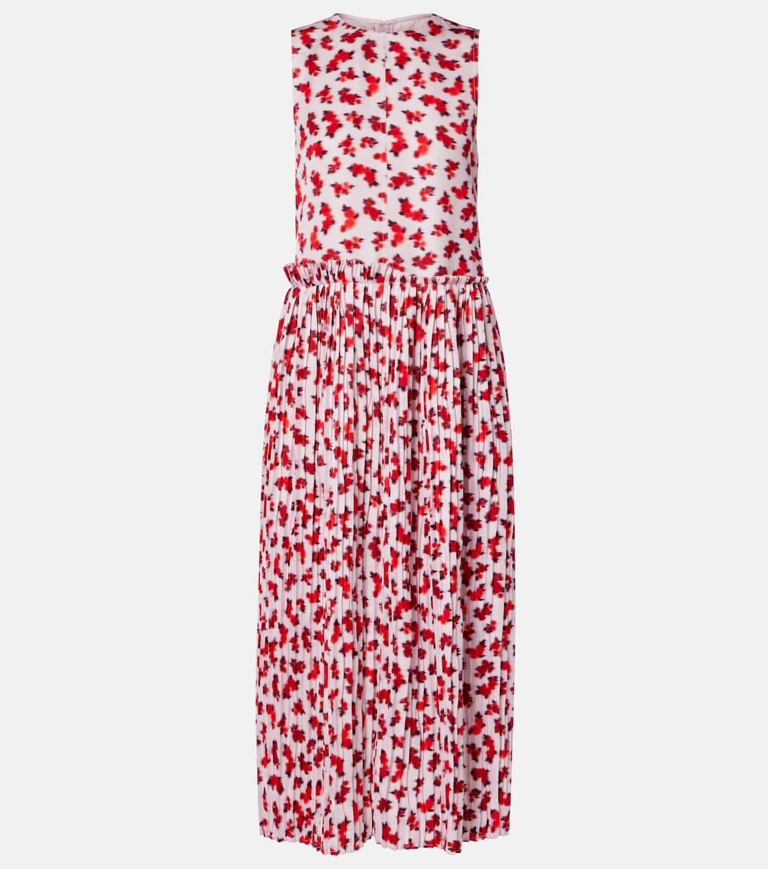 Robe midi à fleurs | Jil Sander