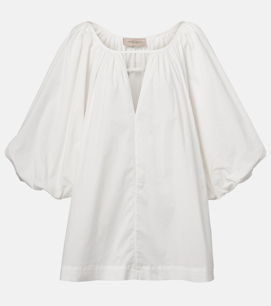 Cotton-blend minidress | Adriana Degreas