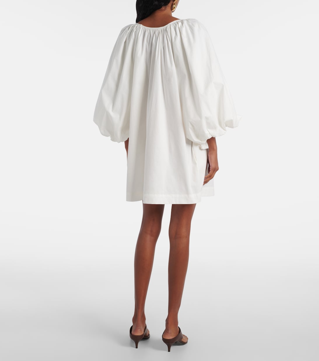 Cotton-blend minidress | Adriana Degreas
