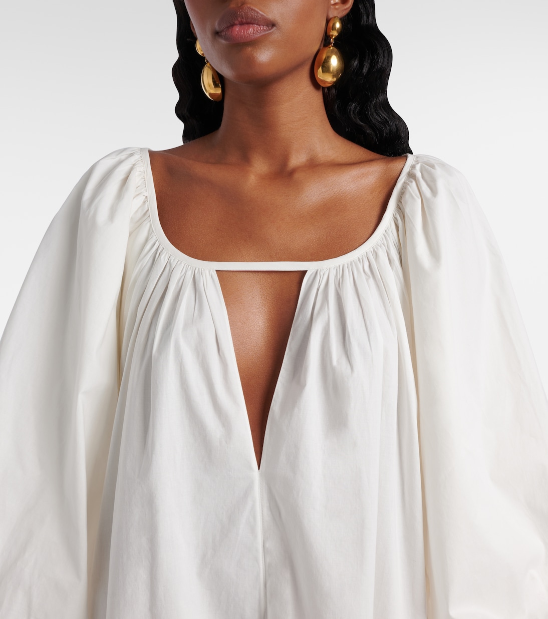 Cotton-blend minidress | Adriana Degreas