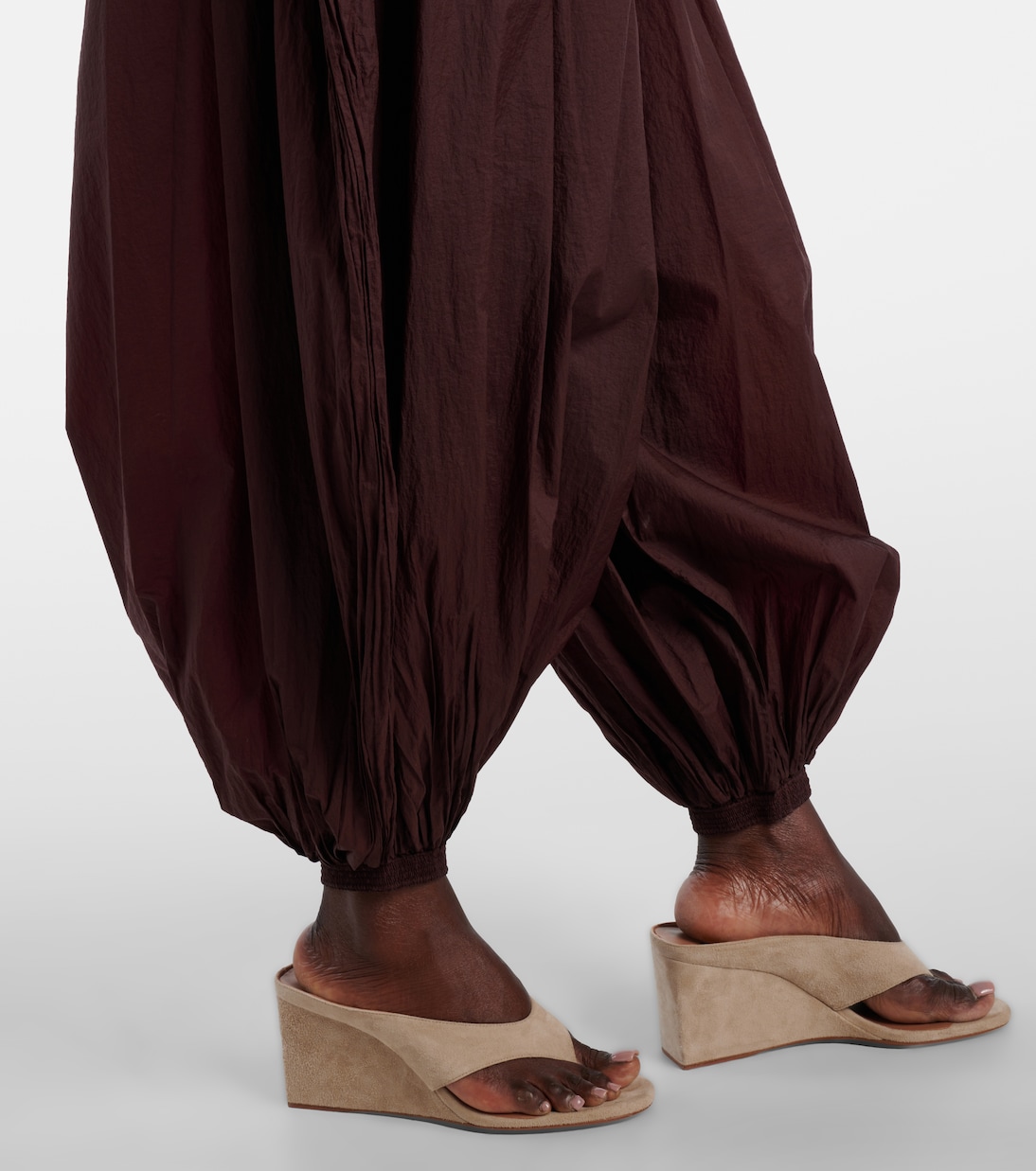 Draped balloon pants  | Alaïa