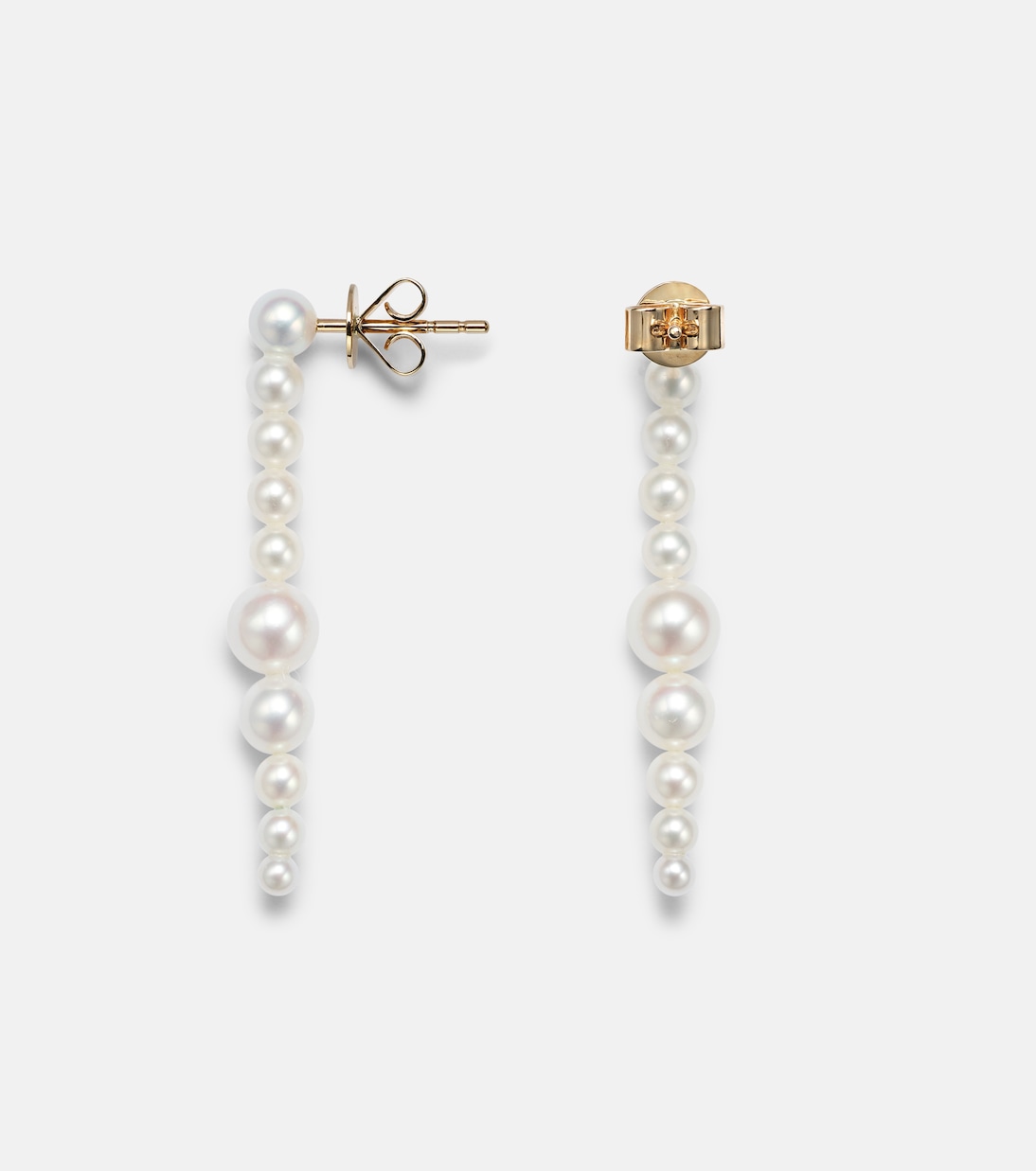 Sienna Moon 14kt gold drop earrings with pearls | Sophie Bille Brahe