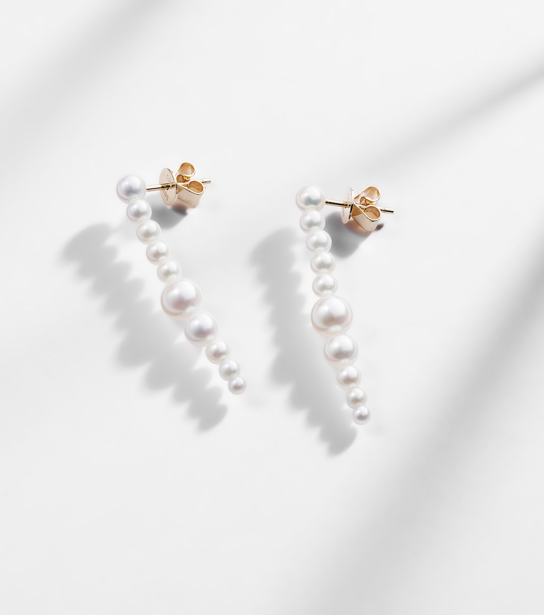 Sienna Moon 14kt gold drop earrings with pearls | Sophie Bille Brahe