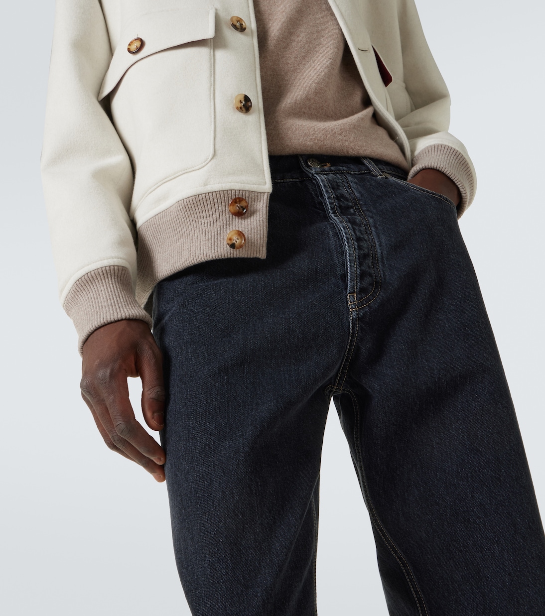 Mid-rise slim jeans | Brunello Cucinelli