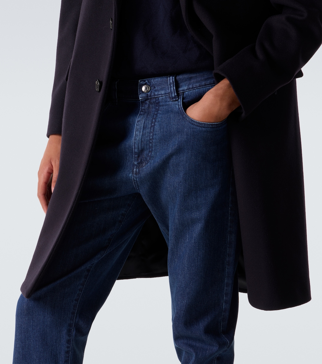 Mid-rise slim jeans | Canali