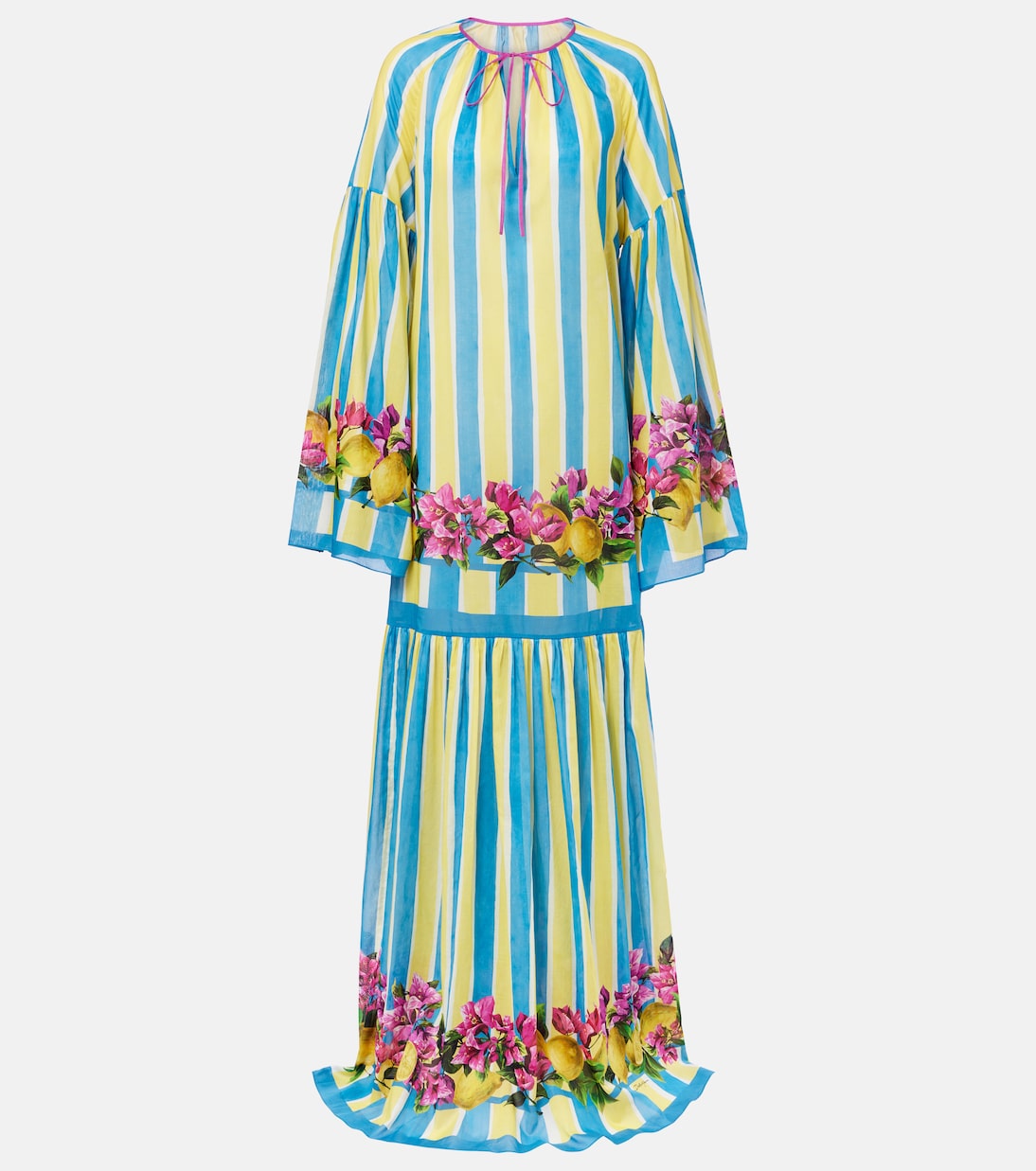 Caftán de algodón a rayas | Dolce&Gabbana